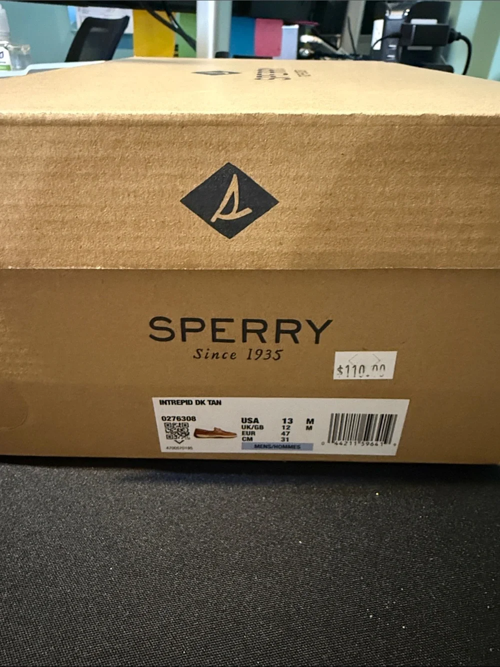 Sperry’s Men's Casual Boat Shoes in Chestnut Brown - Comfortable Slip-On Style